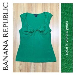 Banana Republic green sleeveless top, size SP